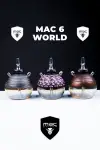 Mac Shisha World Dekorlu Cam Çantalı
