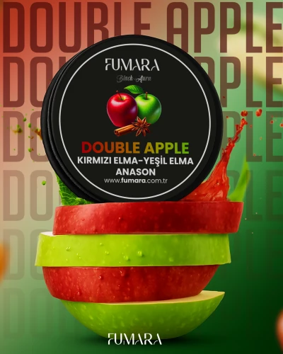 Fumara Double Apple Marmelatı 200gr. Kırmızı Elma-Yeşil Elma-Anason