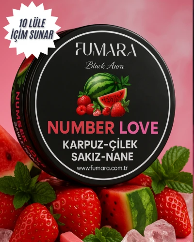 Fumara Number Love Nargile Marmelatı 200gr. Karpuz-Çilek-Nane-Sakız Aromalı