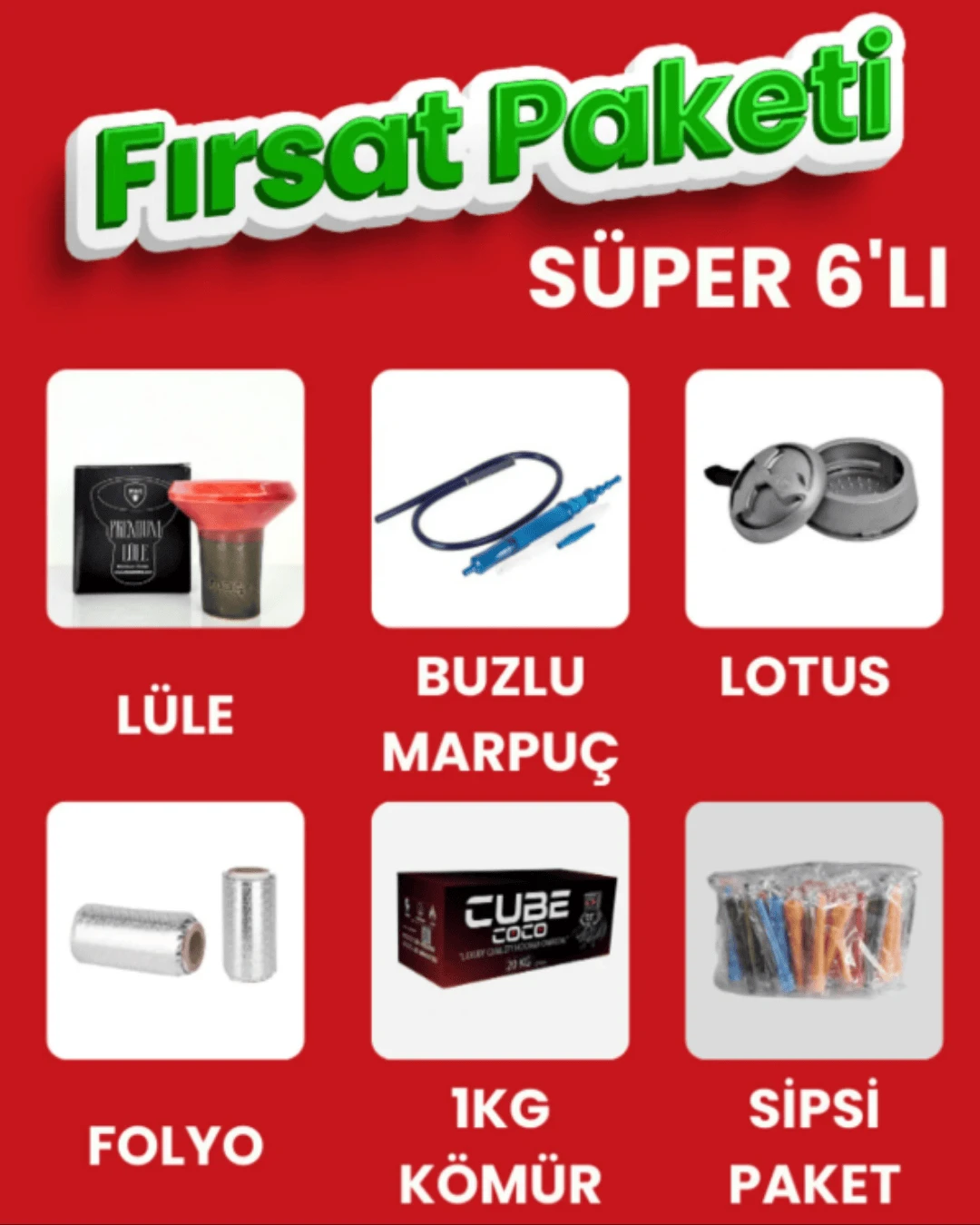 Süper Fırsat Paketi 6'lı Paket