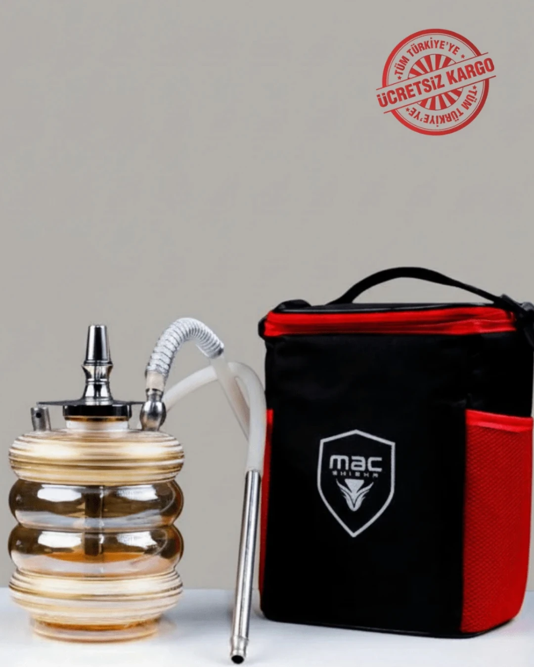 Rainbow Profesyonel Çelik Nargile Takımı Küçük Boy