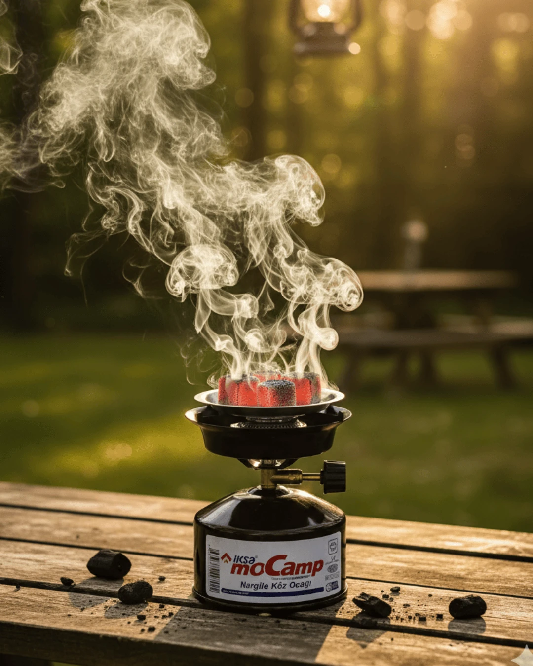 İksa MoCamp Gazlı Nargile Kamp Köz Ocağı