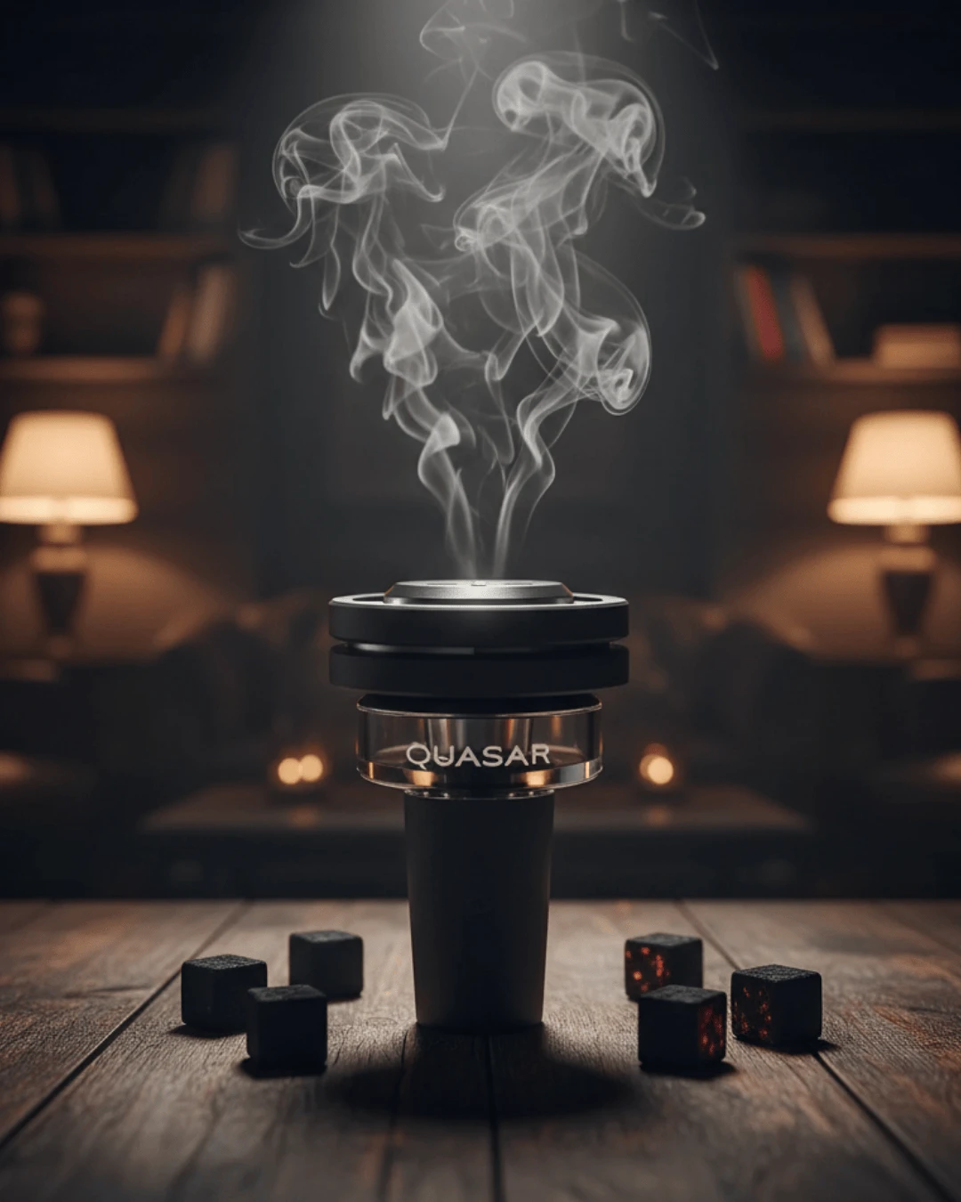 Quasar Klasik Cam/Çelik Lüle