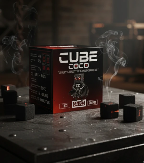 Cube Coco Nargile Kömürü 1kg 26mm