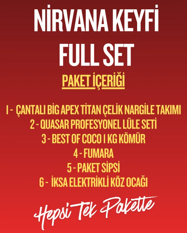 Nirvana Keyfi Seti Full Set