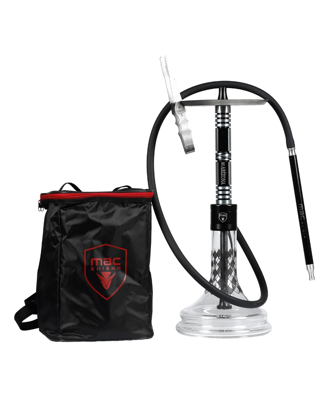 Big Arizona Profesyonel Nargile Takımı Büyük Boy Çantalı