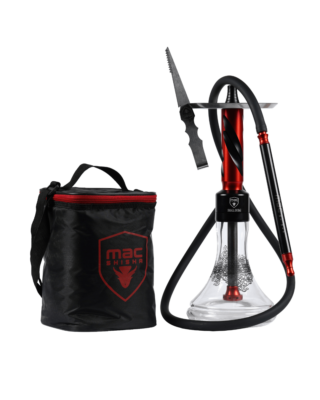 Small Dubai Çantalı Profesyonel Nargile Takımı Orta Boy Çantalı