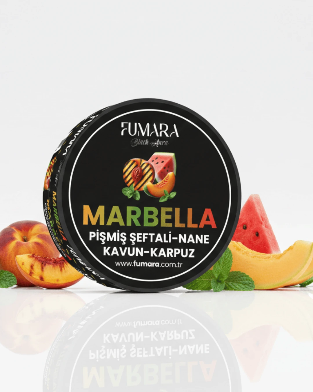 Fumara Marbella - Pişmiş Şeftali, Nane, Kavun, Karpuz Aromalı Nargile Melası 200gr.