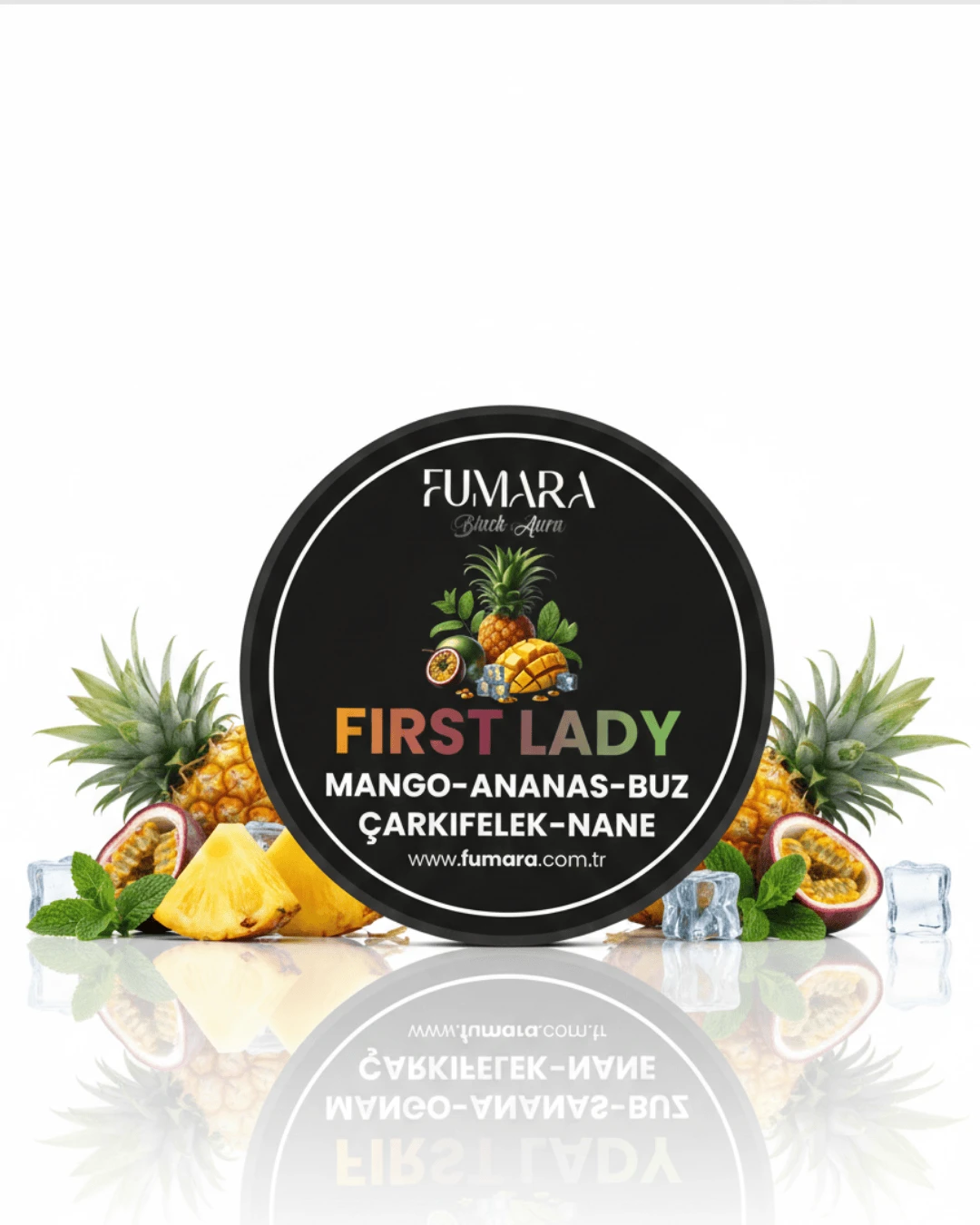 Fumara First Lady - Mango, Ananas, Buz, Çarkıfelek, Nane Aromalı Nargile Melası 200gr